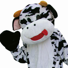 Location Déguisement Mascotte Vache en peluche / Location Costume Mascotte Peluche Vache / La Maison Du Déguisement