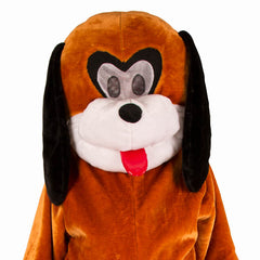 Location Déguisement Mascotte Chien Marron en peluche / Location Costume Mascotte Peluche chien Marron / La Maison Du Déguisement
