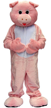 Location Déguisement Mascotte Cochon en peluche / Location Costume Mascotte Peluche Cochon / La Maison Du Déguisement