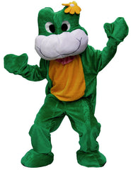 Location Déguisement Mascotte Grenouille en peluche / Location Costume Mascotte Peluche Grenouille / La Maison Du Déguisement