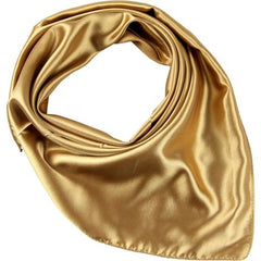 Foulard Or / Écharpe en Satin Dorée / La Maison Du Déguisement