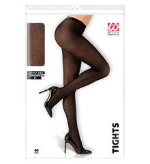 Collant Opaque Noir / Collant Noir / La Maison du Déguisement