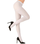Collant Opaque Blanc / Collant Blanc / La Maison Du Déguisement