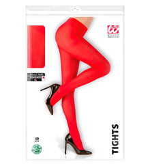 Collant Opaque Rouge / Collant Rouge / La Maison du Déguisement