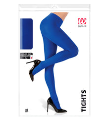 Collant Opaque Bleu / Collant Bleu / La Maison du Déguisement