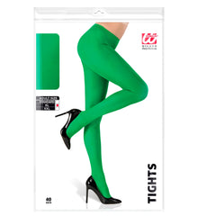 Collant Opaque Vert / Collant vert / La Maison du Deguisement