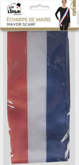 Écharpe De Maire / Écharpe Tissu Tricolore Bleu Blanc Rouge / écharpe France / La Maison Du Déguisement