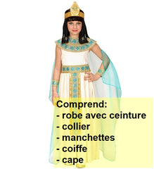 Déguisement Cléopâtre Reine du Nil Enfant / Costume Cléopâtre, Reine Egyptienne Enfant / La Maison Du Déguisement