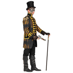Location Déguisement Manteau Parade Steampunk / Location Costume Queue de pie Steampunk / Location Costume Frac Steampunk / La Maison Du Déguisement