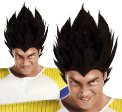 Perruque Guerrier Noire / Perruque Manga Guerrier / La Maison Du Déguisement