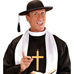 Croix Or / Collier croix Dorée / La Maison Du Déguisement