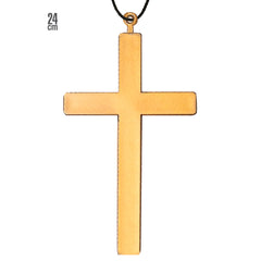 Croix Or / Collier croix Dorée / La Maison Du Déguisement