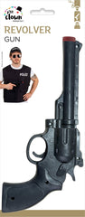 Pistolet De Police / Revolver Noir / Pistolet Revolver Western / La Maison Du Déguisement