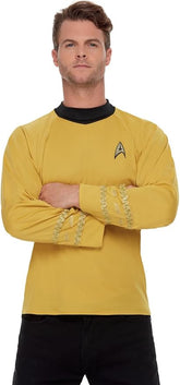 Déguisement Star Trek Officially Licensed Dorée / Costume Haut Uniforme Star Trek Or Adulte / La Maison Du Déguisement