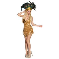 Coiffe Brésilienne Plumes Paon / Coiffe Brésil Paon / Coiffe Reine du paon / La Maison du Déguisement