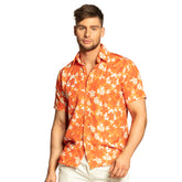 Chemise Hawaï Orange / La Maison Du déguisement