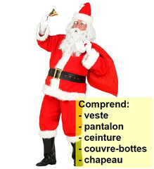 Déguisement De Père Noël BM / Costume Santa Claus BM / La Maison Du Déguisement