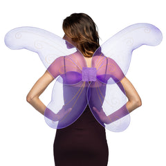Ailes de fée Viloet GM / Ailes de Papillon Violet GM / Ailes Samantha Violet / La Maison Du Déguisement