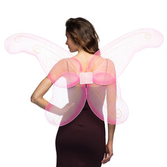 Ailes de fée Rose GM / Ailes de Papillon Rose GM / Ailes Samantha Rose / La Maison Du Déguisement