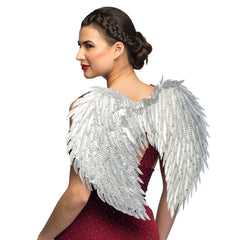 Ailes d'Ange Argent / Ailes en plumes Argent / La Maison du Déguisement