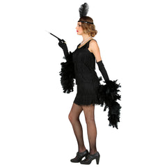 Déguisement Charleston Noir Luxe / Costume Charleston Noir Luxe / Costume Charleston Années 20 Rugissantes / La Maison Du Déguisement