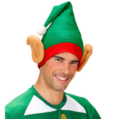 Bonnet Lutin De Noël / Chapeau Elfe Qui Aide Le Père Noël Avec Oreilles / La Maison Du Déguisement