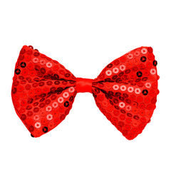 Noeud Papillon paillettes Sequins Rouge / Noeud Papillon Rouge Brillant / La maison Du Déguisement