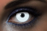 Lentilles fantaisie Annuelles UV Blanc / Lentilles Oeil UV Blanc Annuelles / La Maison Du Déguisement
