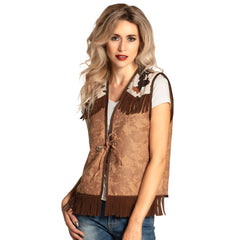 Déguisement Gilet Cowboy Western / Costume Gilet Cow girl Western / La Maison Du déguisement