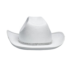 Chapeau Cowboy Daisy Blanc / Chapeau Western Blanc / La Maison Du Déguisement