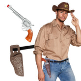 Set Cowboy / Pistolet et Holster de Cowboy / La Maison du Déguisement
