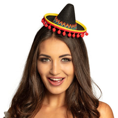 Chapeau Mini Sombrero Mexicain / Serre Tête Sombrero Mexicain / Tiare Mexique / La Maison Du Déguisement