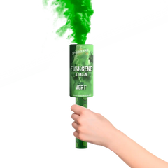 Fumigène à Main Vert / FUMIGENE A MAIN 45 SEC VERT / La Maison Du Déguisement