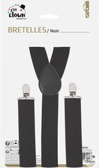 Bretelles noires élastiques / Bretelles noires / La Maison Du Déguisement