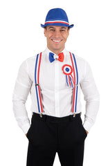 Bretelles France, Drapeau Bleu Blanc Rouge / Bretelles Tricolore / La Maison Du Déguisement