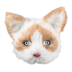 Masque Demi-Visage peluche Chat / Masque Chat / Masque de Chat avec fourrure / La Maison Du Déguisement