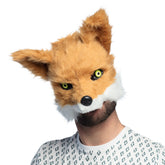 Demi-masque peluche Renard / Masque Renard / Masque de Renard avec fourrure / La maison Du Déguisement