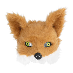 Demi-masque peluche Renard / Masque Renard / Masque de Renard avec fourrure / La maison Du Déguisement
