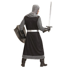 Location Déguisement Croisé Obscur Noir Adulte / Location Costume Chevalier Noir / Location Costume Guerrier Médiéval Homme / La Maison Du Déguisement