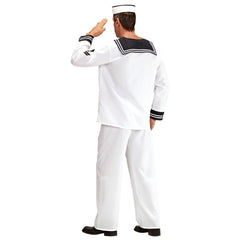 Déguisement Marin Blanc / Costume Matelot Blanc / La Maison Du Déguisement