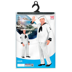 Déguisement Marin Blanc / Costume Matelot Blanc / La Maison Du Déguisement