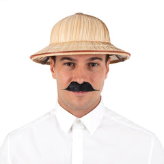 Casque Colonial / Casque Colonial aventurier / Chapeau de paille colonial / La Maison du Déguisement