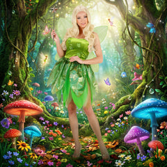 Déguisement Fée de la Forêt Adulte / Costume Fée Clochette Luxe / Costume Fée Des Bois Luxe / La Maison du Déguisement