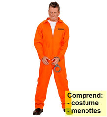 Déguisement Guantanamo Adulte / Costume Prisonnier Américain / Costume Détenu Orange / La Maison Du Déguisement