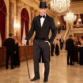 Déguisement Queue de pie noir Homme / Costume Frac Showtime Année 1900 / La Maison du Déguisement