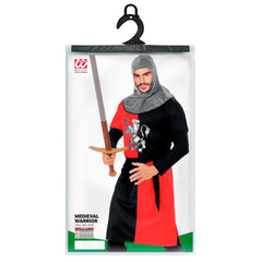 Déguisement Chevalier Rouge Adulte / Costume Croisé Rouge Homme / Costume Guerrier Médiévale Rouge / La Maison Du Déguisement