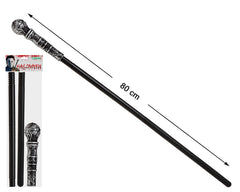 Canne Royale Argent / Canne dandy avec pommeau Argent / La Maison Du Déguisement