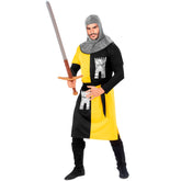 Déguisement Chevalier Jaune / Costume Croisé Jaune / Costume Guerrier Médiévale Jaune / La Maison Du Déguisement