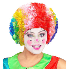 Perruque Clown Multicolore / Perruque Clown frisée / La Maison Du Déguisement