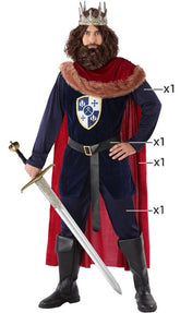 Déguisement Roi Médiéval / Costume Chevalier Royal / Moyen âge / La Maison Du Déguisement